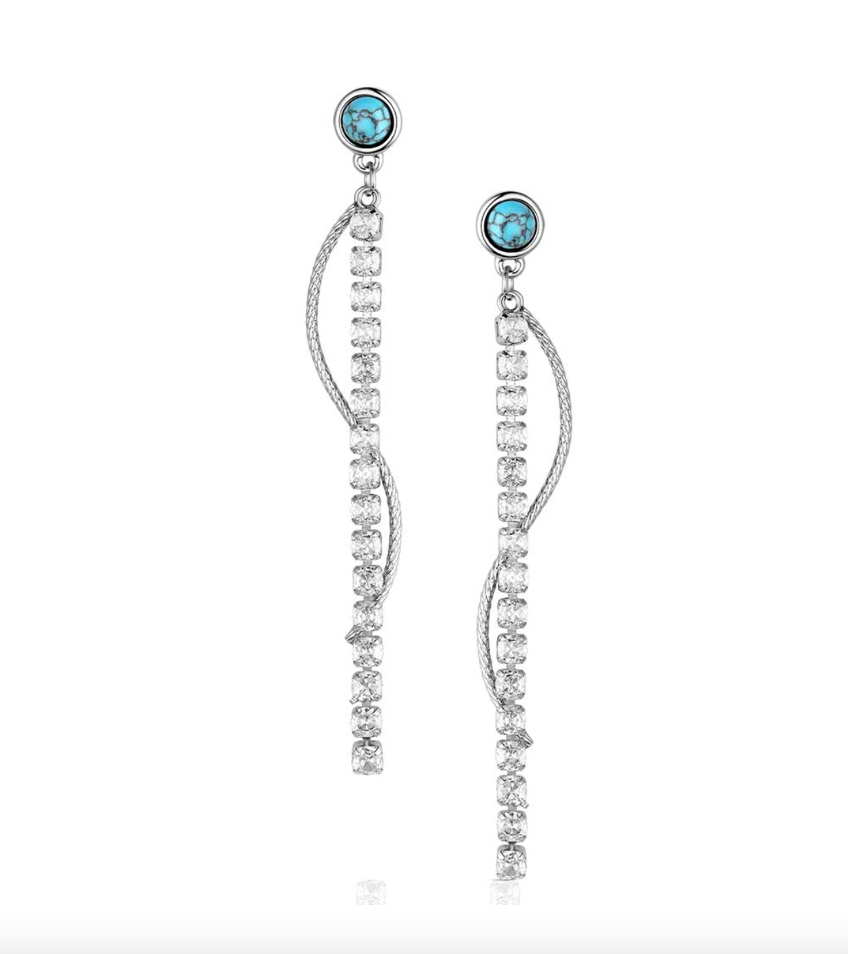 Montana Silversmiths Canyon Serenade Turquoise Earrings ER6484