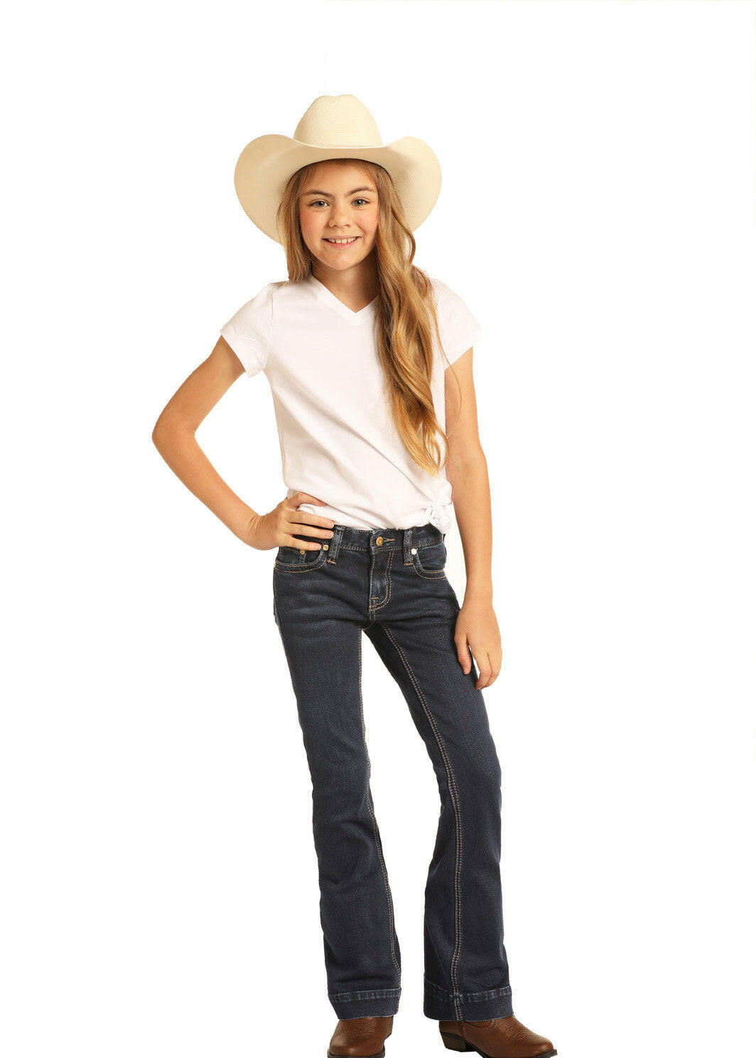 Girl's Rock & Roll Cowgirl Trouser G5F4151.