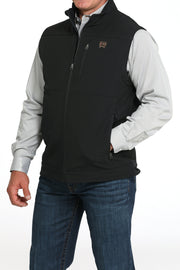 Cinch Men's Conceal Carry Black Bonded Vest MWV1541010