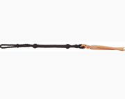 MUSTANG BRAIDED QUIRT LEATHER POPPER 3106.