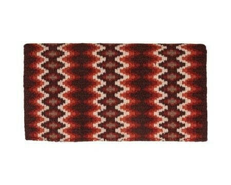 Mustang Mohair Woven Saddle Blanket.