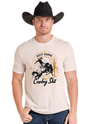 Rock & Roll Men's Bronco T-Shirt BU21T09850.