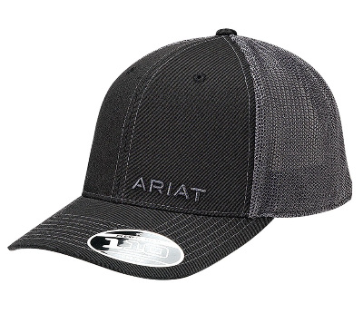 Ariat Men's Black Text Logo Cap 1597501