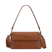 Wrangler Brown Flap Shoulder Crossbody Bag WG-HB-573-2003-BR.
