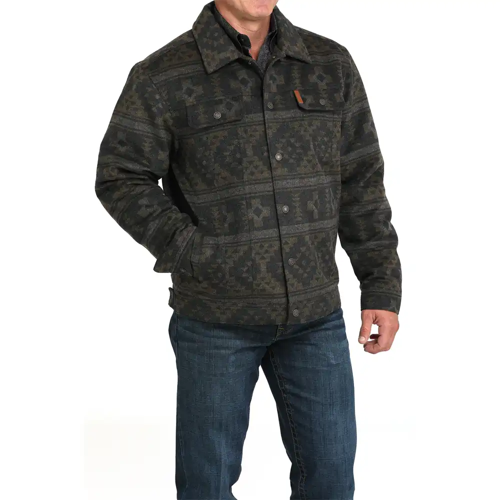 Cinch Men's Charcoal Trucker Coat MWJ1921003
