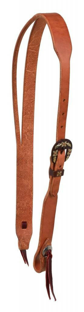 Brown Iron Buckle Split Ear Headstall.