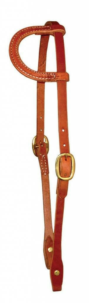 Slip Ear Headstall w Chicago Screws.