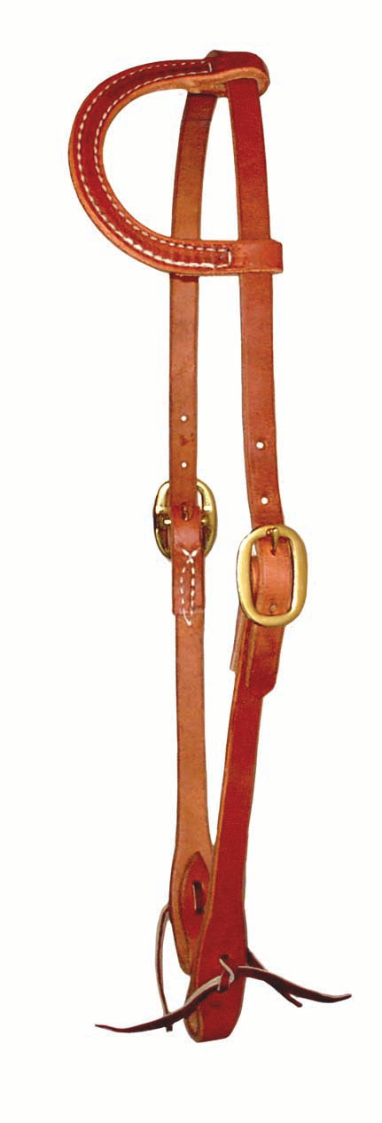 Berlin Custom Harness Leather One Ear Headstall H150