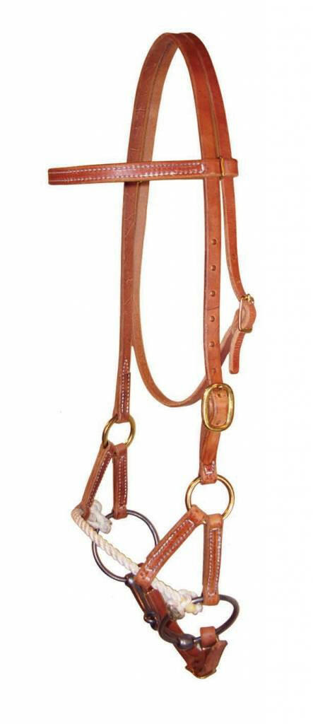 Single Rope Side Pull with Snaffle.