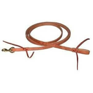 Berlin Leather Harness Roper Reins - Thumbnail 2