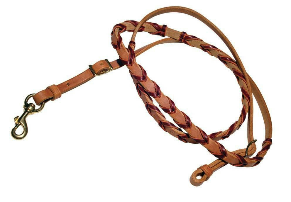 Berlin 5/8" Laced Barrel Reins.