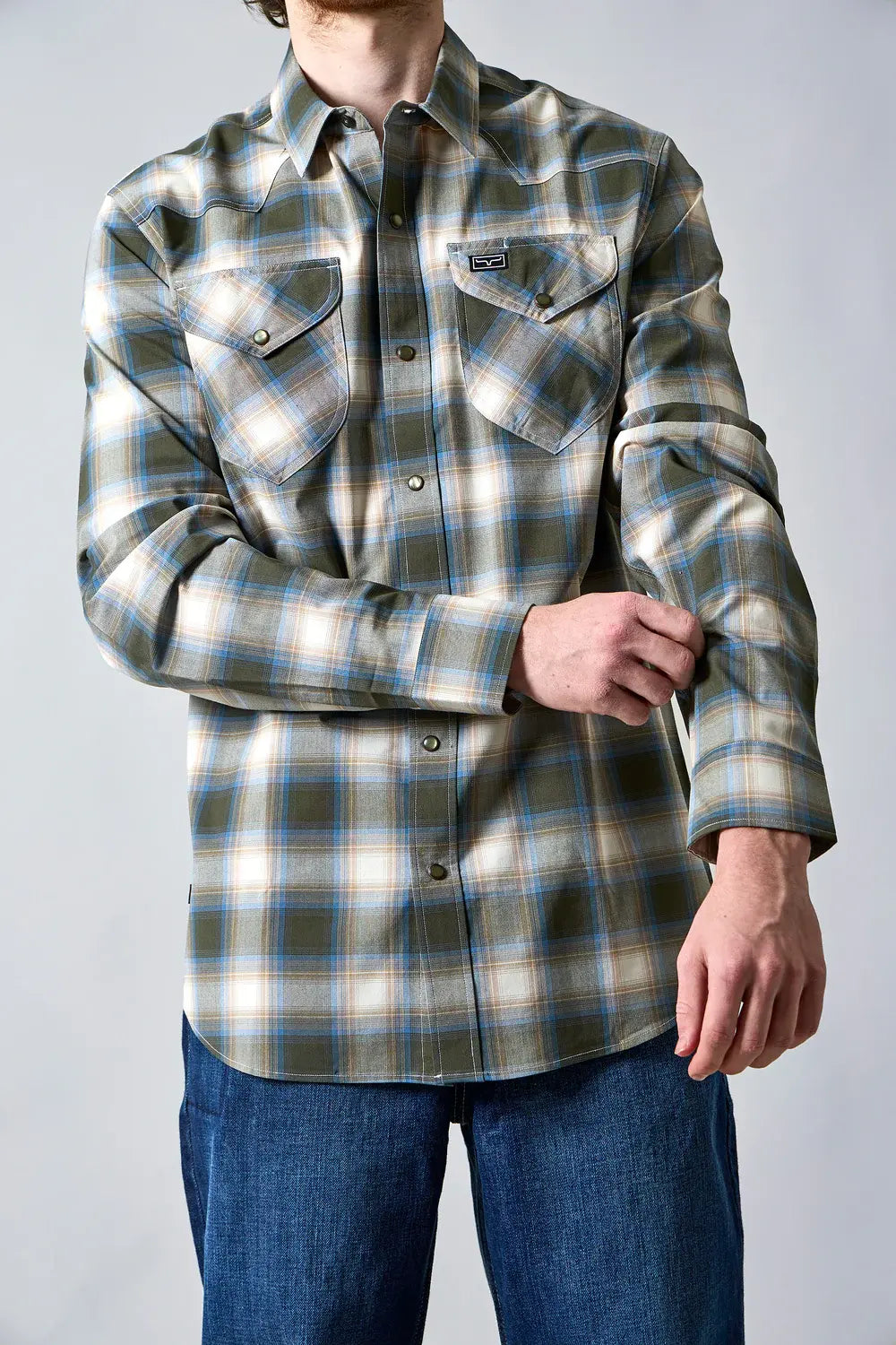 Kimes Ranch Men's Hays Snap Front Shirt.