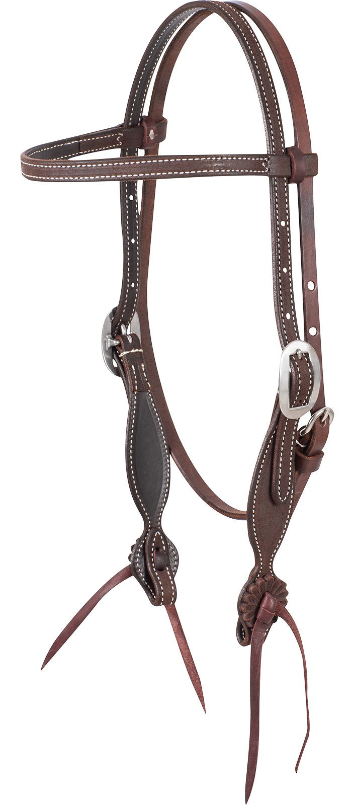 Martin Browband Chocolate Rosette Headstall HBGCRORS