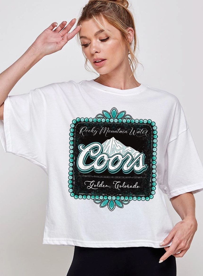 Colorbear Rocky Mountain Water Coors Tee