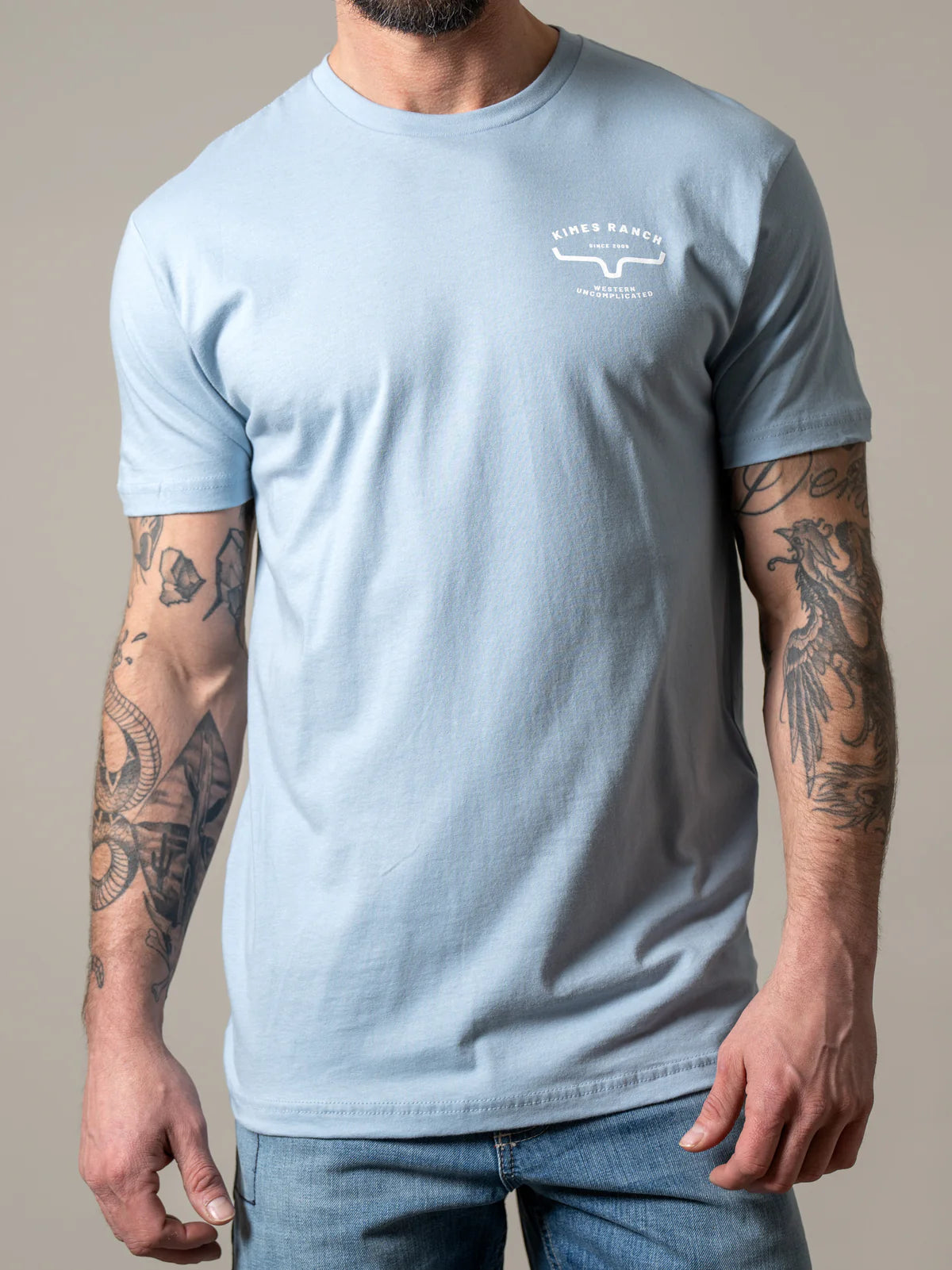 Kimes Ranch Men's Honor Tee Denim