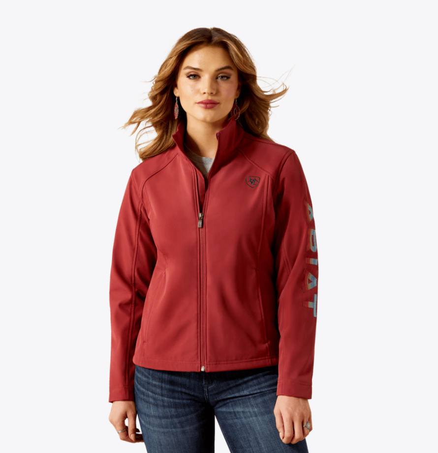 Ariat Women's Burnt Russet Logo Softshell Jacket 10062307