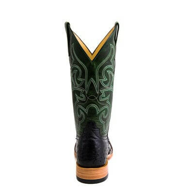 Horse Power Men's Black Ostrich Boot.