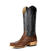 Horse Power Men's Kango Tobacco Ostrich Boot.