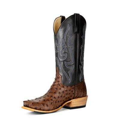 Horse Power Men's Kango Tobacco Ostrich Boot.