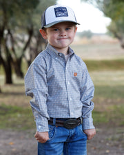Cinch Boy's White Print MTW7062423.