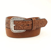 Ariat Men's Brown Tooled Western Belt A1035244 C4