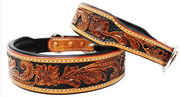 CHALLENGER TOOLED LEATHER COLLAR 6022.