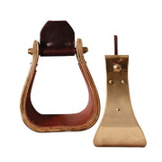 Cashel 4" Monel Brass Stirrups SA-MB-4