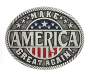 Montana Silversmiths Make America Great Again Attitude Buckle A668
