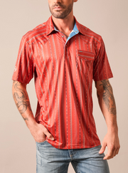 Kimes Ranch Mens ZT Z-Stripe Polo.