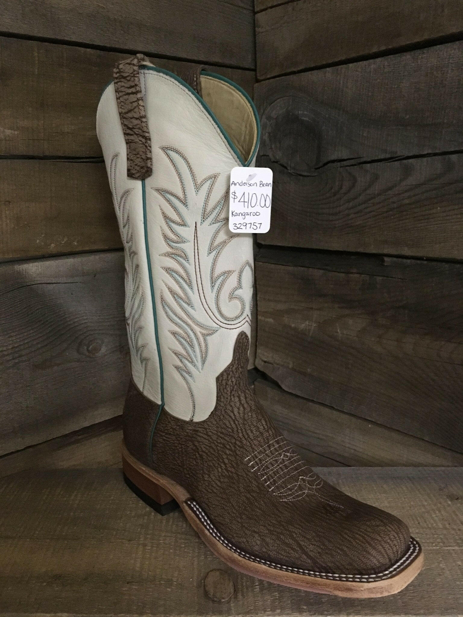 Anderson Bean Women's Chocolate Dixie Kangaroo Boot.