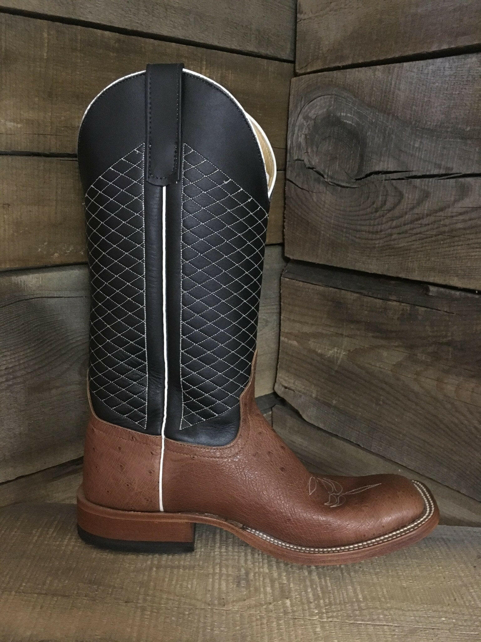 Anderson Bean Men's Smooth Ostrich Boot C3.