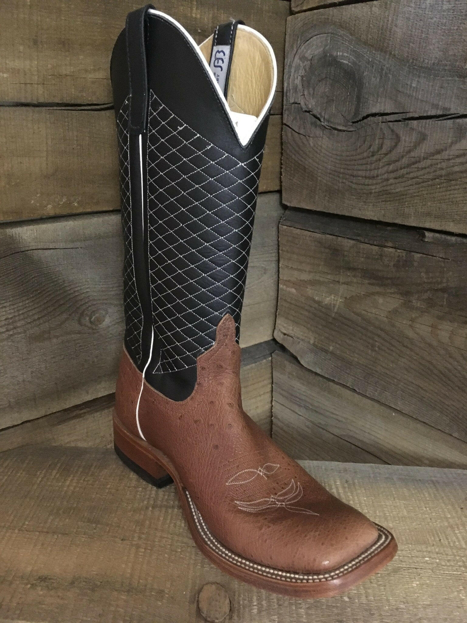 Anderson Bean Men's Smooth Ostrich Boot C3.