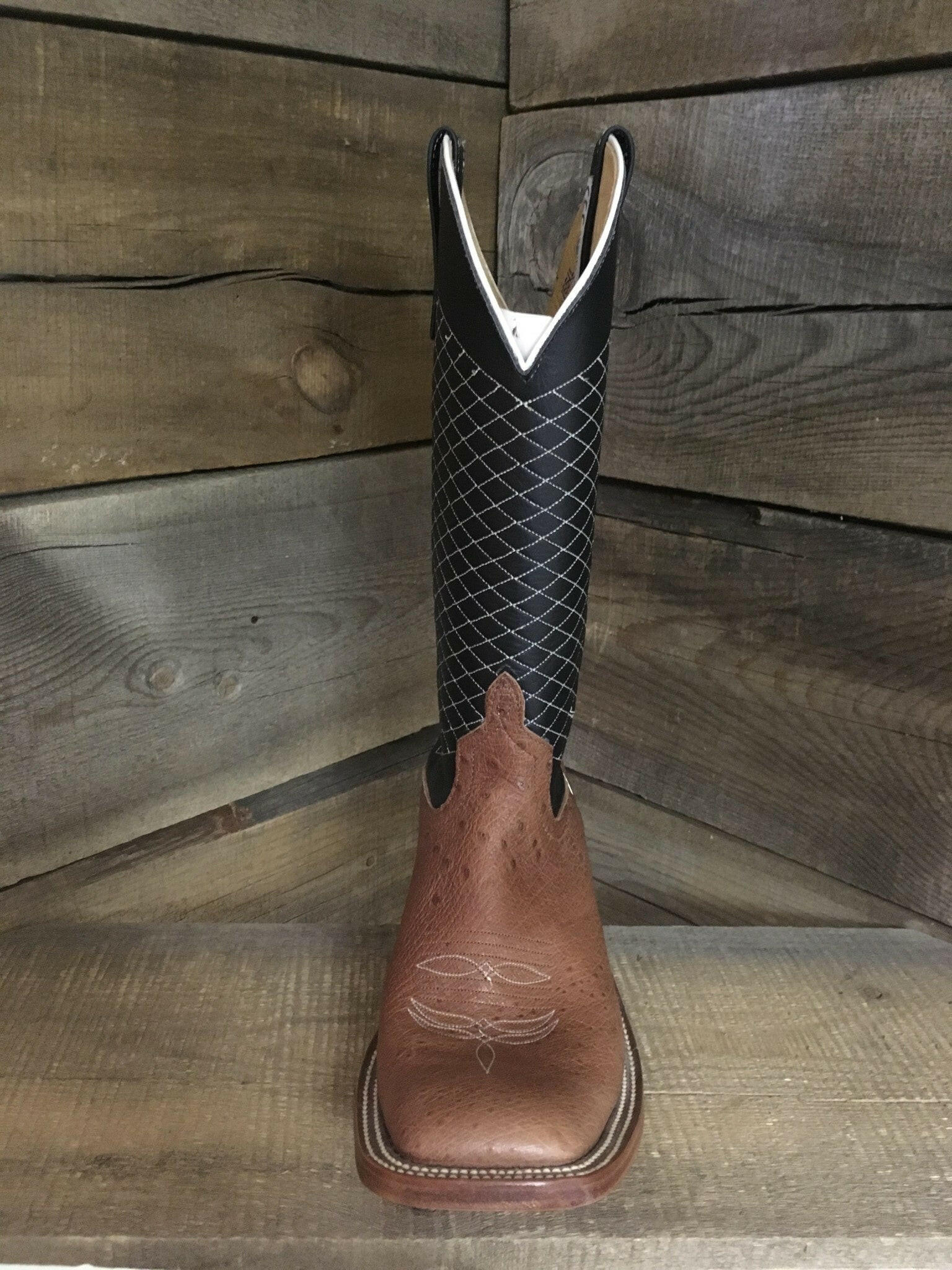 Anderson Bean Men's Smooth Ostrich Boot C3.