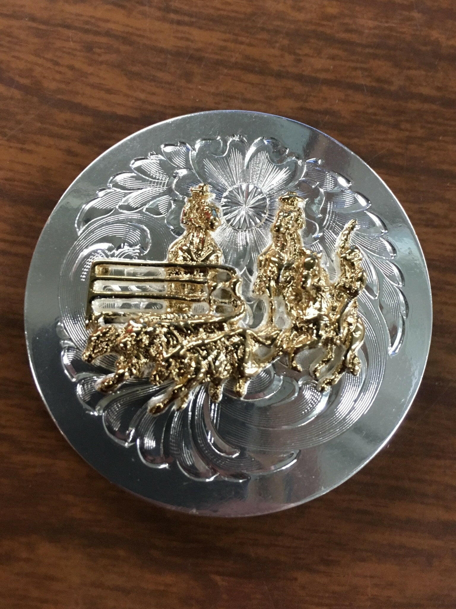 XLarge Silver and Gold Team Penners CS Concho.