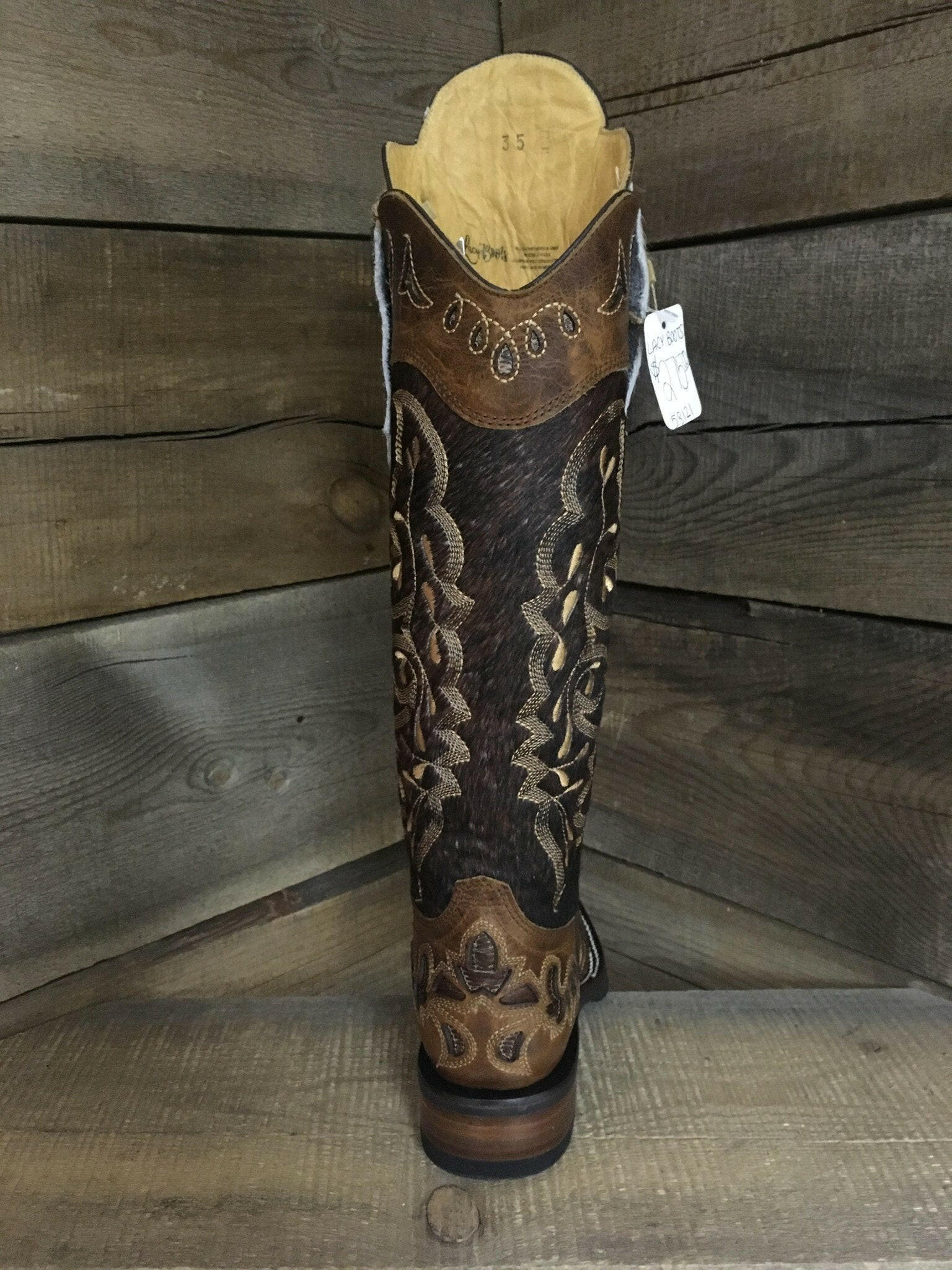 Lacy Boots Women's Cowhide Tall Boots.
