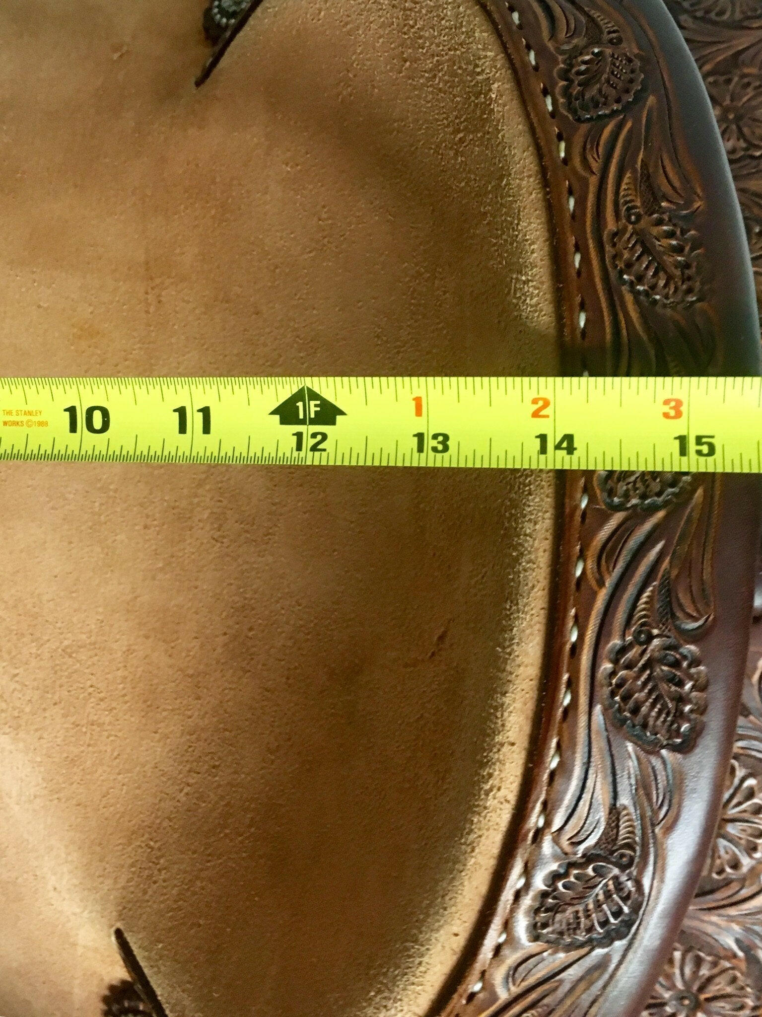 Martin 14" Hard Seat Roper Saddle.