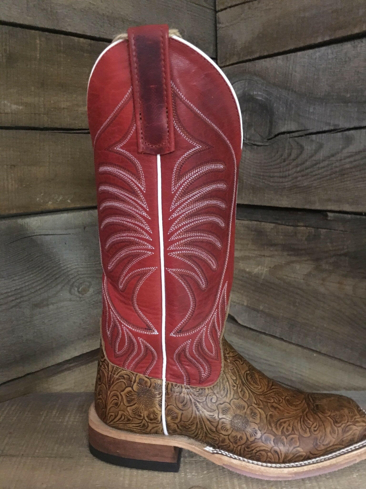 Anderson Bean Women's Red Fools Gold Boot.