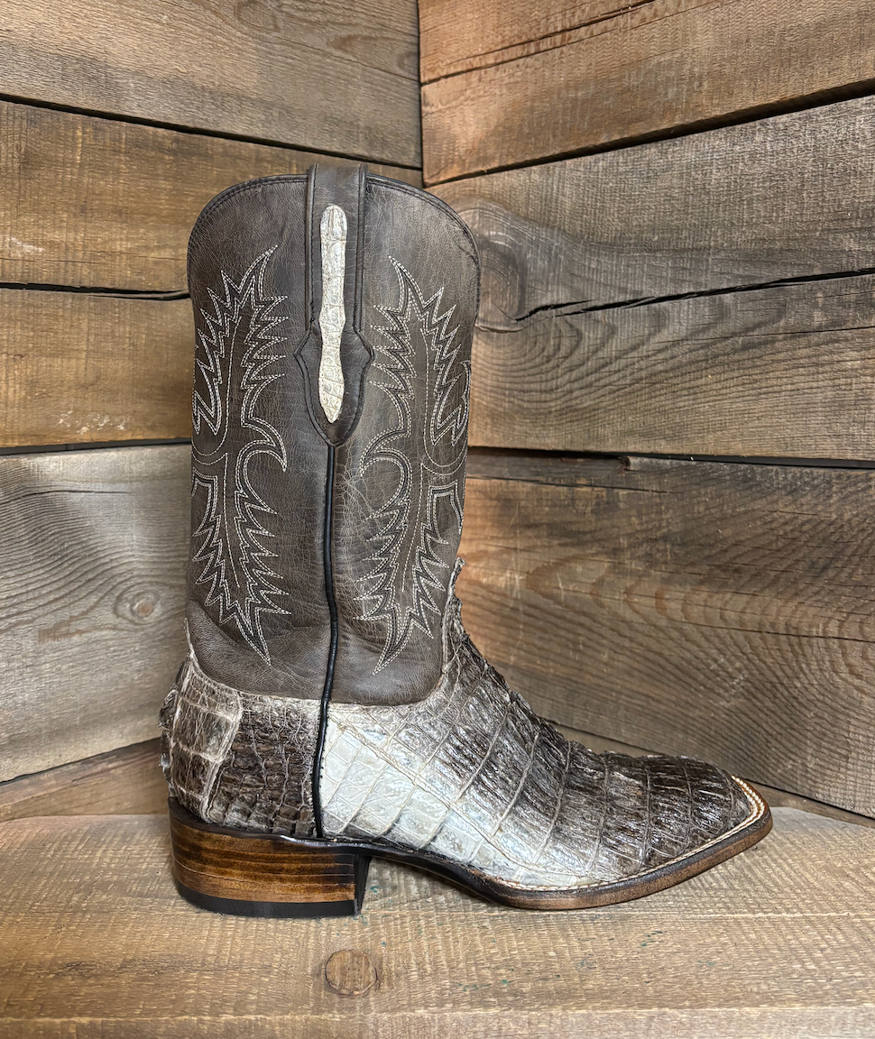 Black Jack Men's Natural Reverse Tail Caiman 7203-96