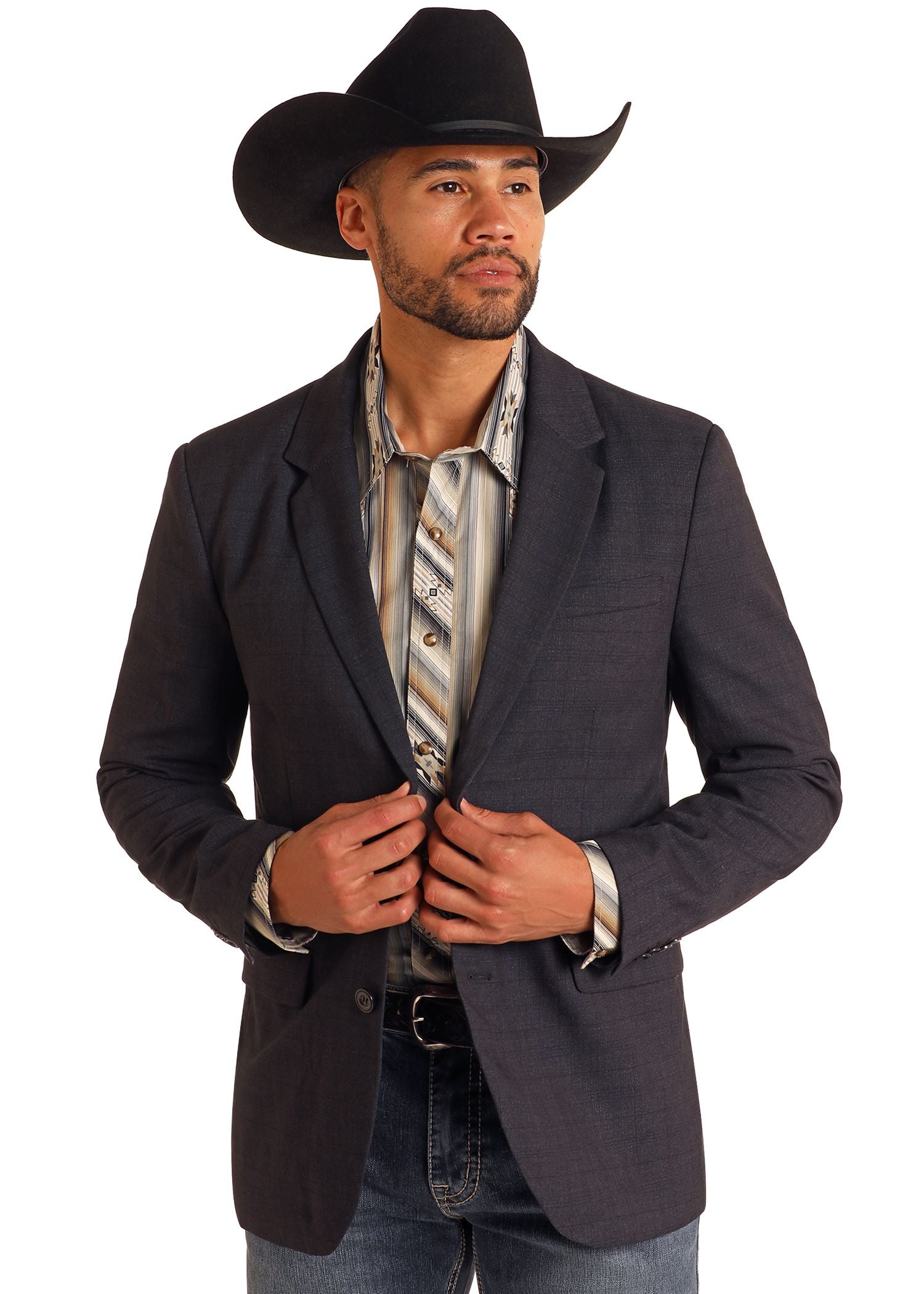 Rock & Roll Cowboy Plaid Sport Coat