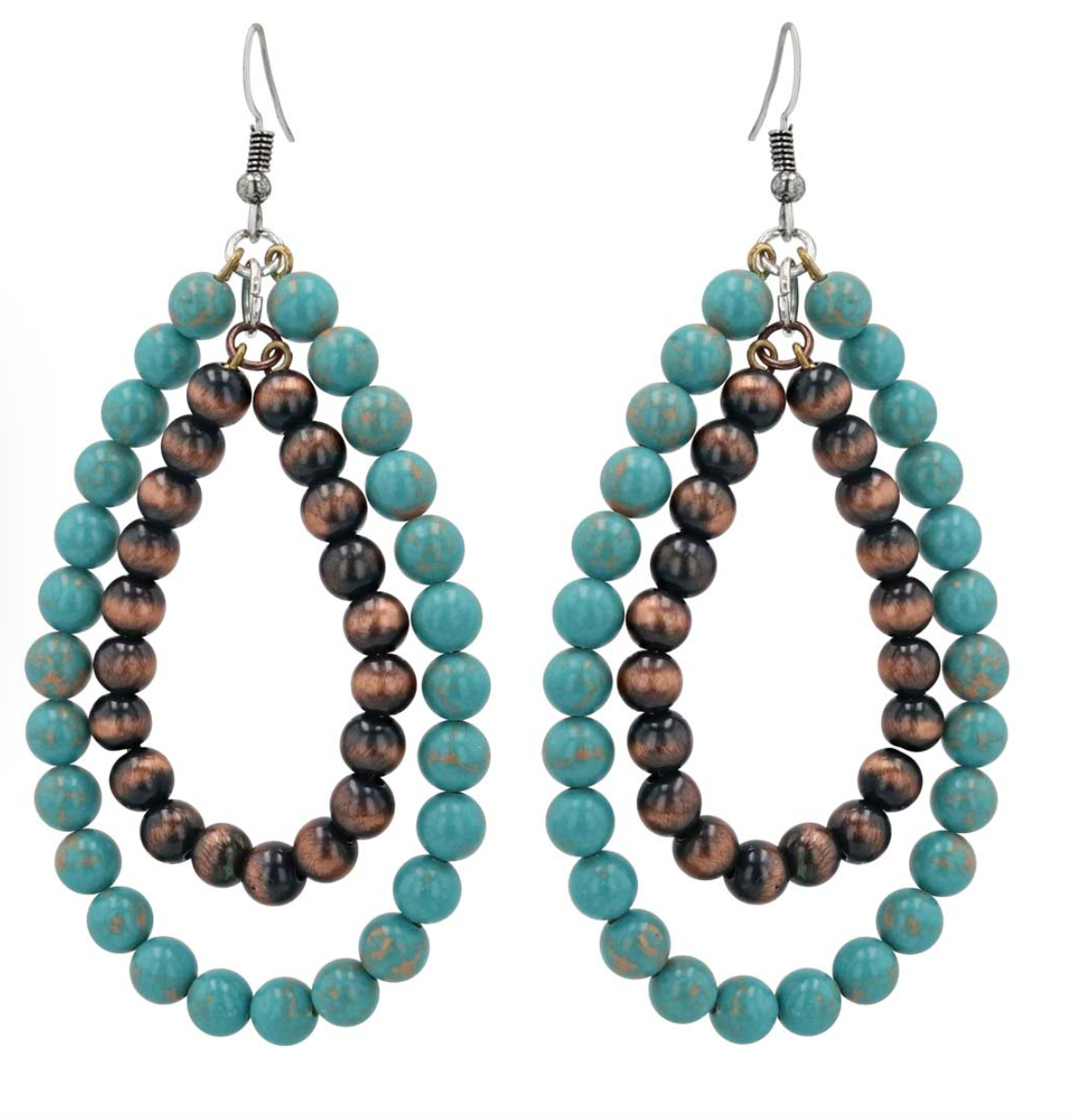 Montana Silversmiths Doubling Up Earth & Sky Attitude Earrings AER5211