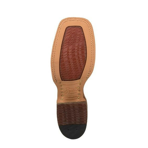 Justin Men's Bent Rail Caddo Blue Boot.
