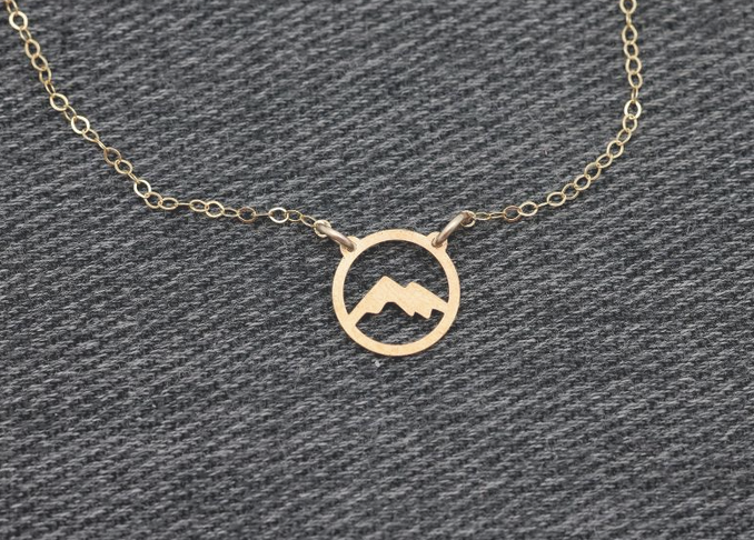 Altitude Jewelry Mountain Girl Necklace