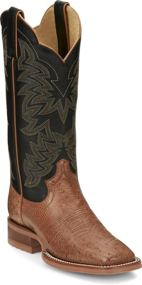 Justin Ladies Ralston Smooth Ostrich Boots.