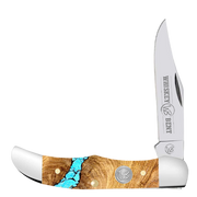 Whiskey Bent Turquoise River Mini Hunter Knife WB14-05