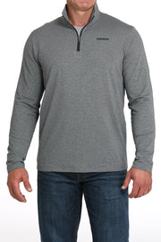 Cinch Men's Charcoal Arenaflex 1/4 Zip Pullover MTK1882003