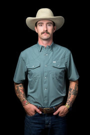 FERRELL MNS AQUA SS SNAP FSS1002334.