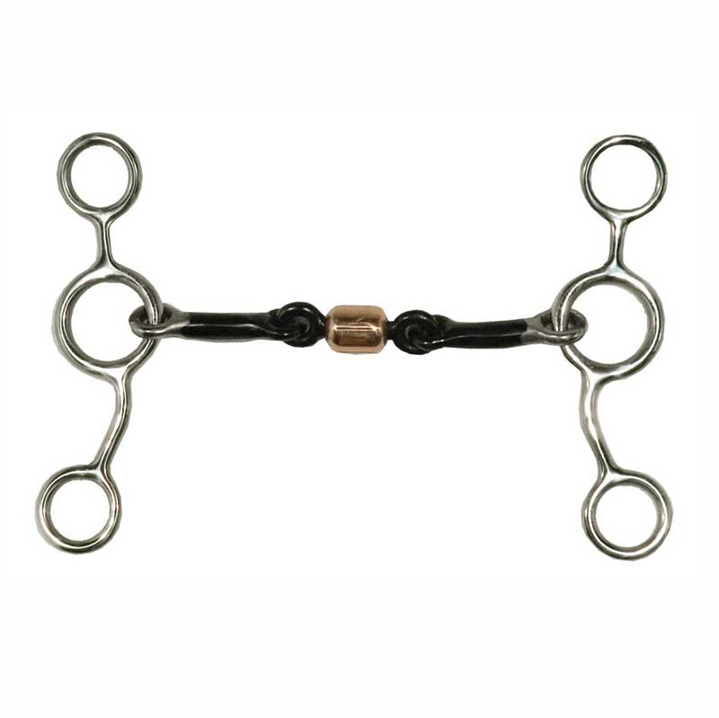 Metalab Junior Cow Horse Roller Gag Bit 238318