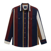 Wrangler Brushpopper LS Navy/Multi 2381998.