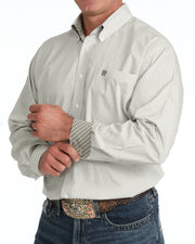 Cinch Men's Olive Print LS MTW1106128.