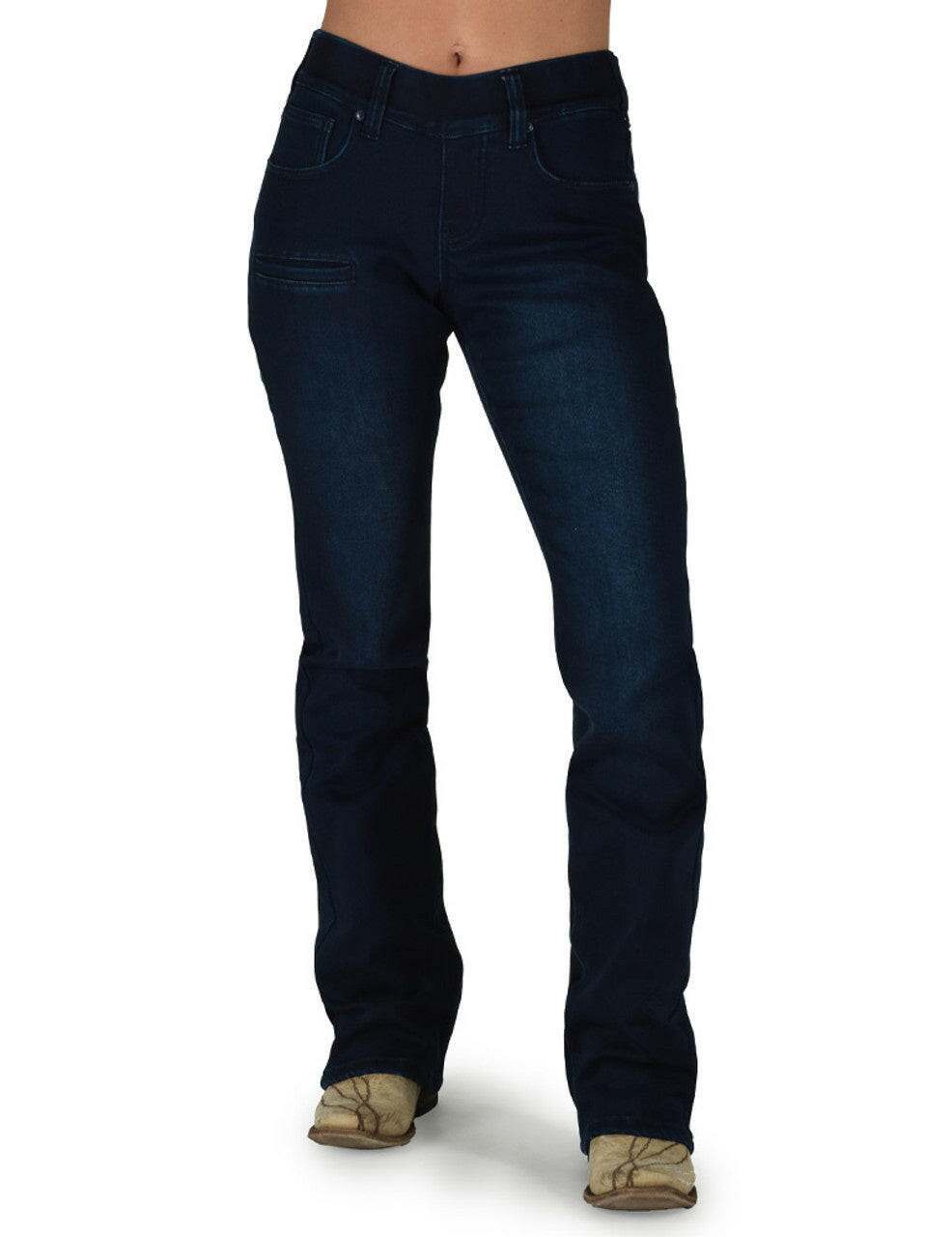 Cowgirl Tuff Women's Pull-On Fleece Jean.